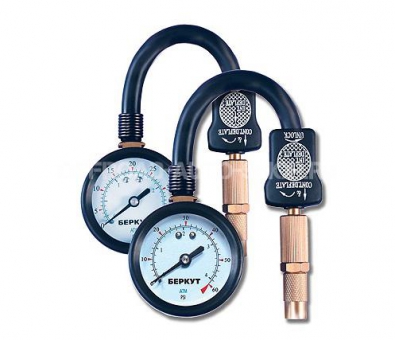 Манометр Berkut 2,5 с шлангом от 0 до 2,5атм