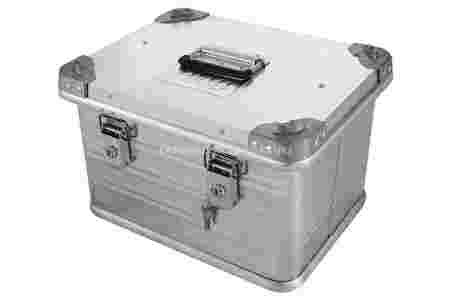 Ящик алюминиевый усиленный с замком 432х335х277 мм (ДхШхВ)