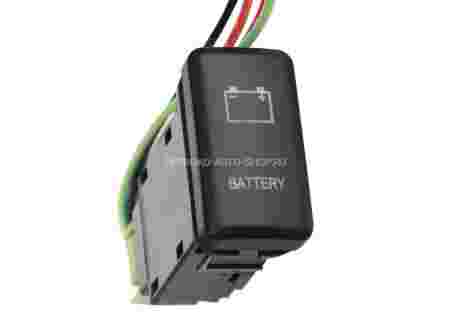 Кнопка ВКЛ/ВЫКЛ, белый, BATTERY TOYOTA 40x20