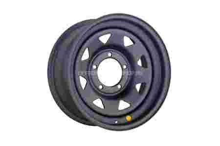 Диск усиленный УАЗ стальной черный (матовый) 5x139,7 7xR16 d110 ET0 (треугольник мелкий)