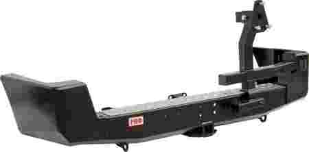 Бампер силовой задний УАЗ Патриот 2005-2014 с квадратом под фаркоп и калиткой, стандарт, под парктроник