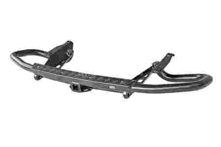 Бампер силовой задний Toyota Land Cruiser Prado 150 c квадратом под фаркоп