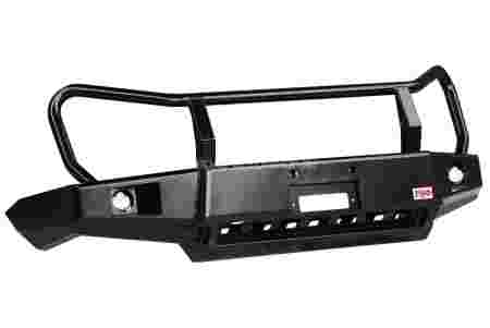 Бампер силовой передний ГАЗ Соболь с доп. фарами и защитной дугой, лифт 50 мм