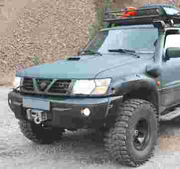 Расширители арок Nissan PATROL Y61 5D (дорестайл)