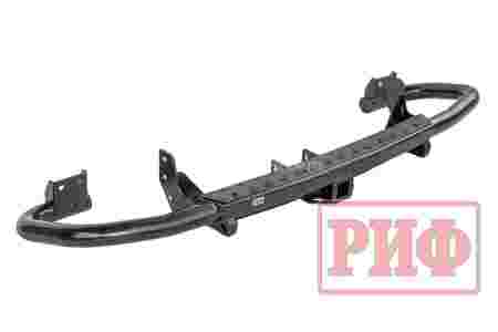 Бампер силовой задний УАЗ Патриот 2015+ с квадратом под фаркоп, стандарт