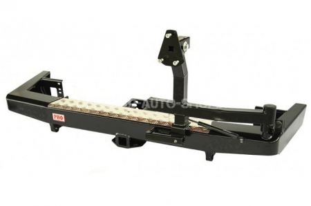 Бампер задний УАЗ Патриот 2015+ с фаркопом и калиткой стандарт