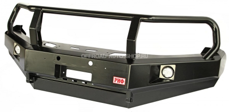 Бампер передний VW Amarok с доп. фарами и защитной дугой