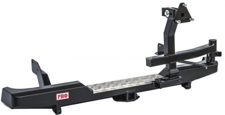 Бампер задний Mazda B2500,BT50 /Ford Ranger T5 (2006-2010) с квадратом под фаркоп и калиткой