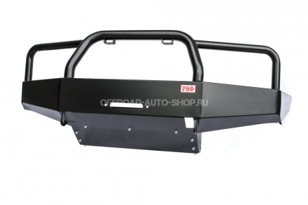 Бампер передний Nissan Patrol Y61 (1997-2004) без доп. фар с защитной дугой