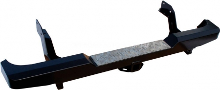 Бампер задний Mazda B2500,BT50 /Ford Ranger T5 (2006-2010) с квадратом под фаркоп