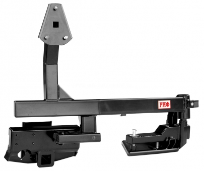 Калитка с квадратом под фаркоп в штатный задний бампер Toyota Land Cruiser 200