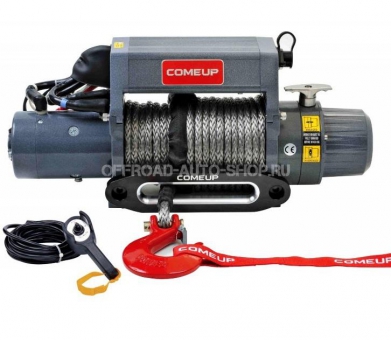 Лебедка электрическая 12V DV-9si 4082кг (моноблок, кевлар)